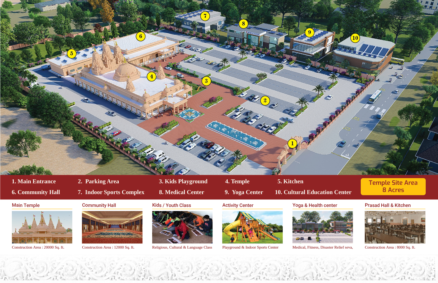 Vadtaldham Swaminarayan Hindu Temple Brochure 6 7