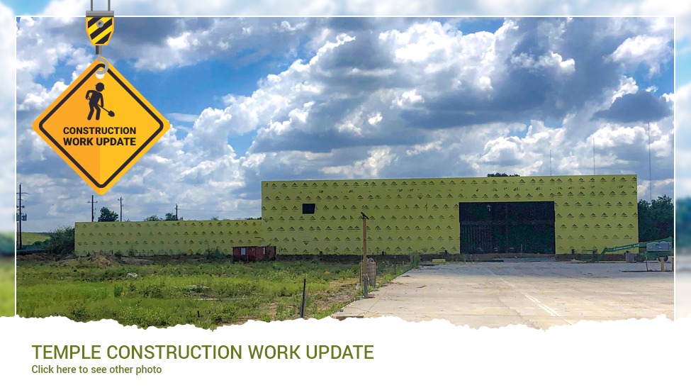 Temple Construction update