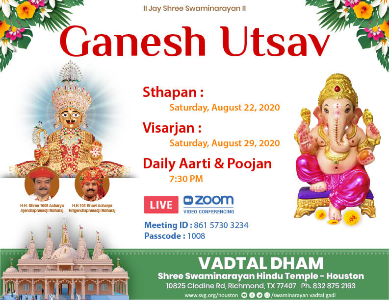 Swaminarayan Vadtal Gadi, Ganesh-Chaturthi-USA-2020.jpg