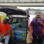 Swaminarayan Vadtal Gadi, SVG-Charity-Donated-1800-pounds-of-food-and-water-to-the-Houston-Food-Bank-By-Vadtal-Dham-Houston-USA-2.jpg