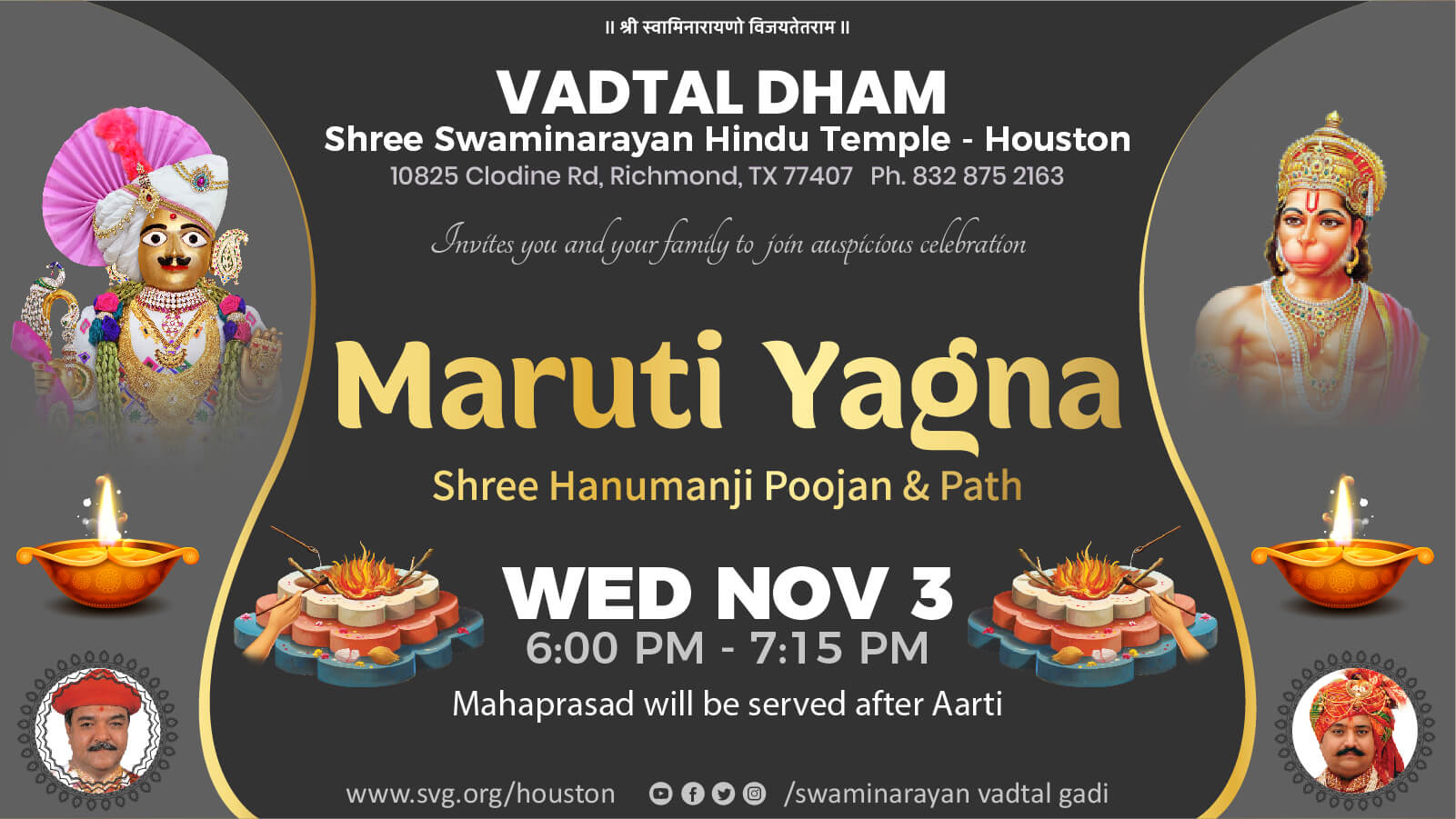 Swaminarayan Vadtal Gadi, 3-Maruti-Yagna-2021.jpg