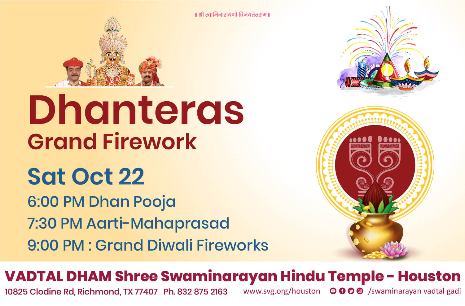 Swaminarayan Vadtal Gadi, 22-oct-2022-DhanTeras-Gran-Firework-.jpg