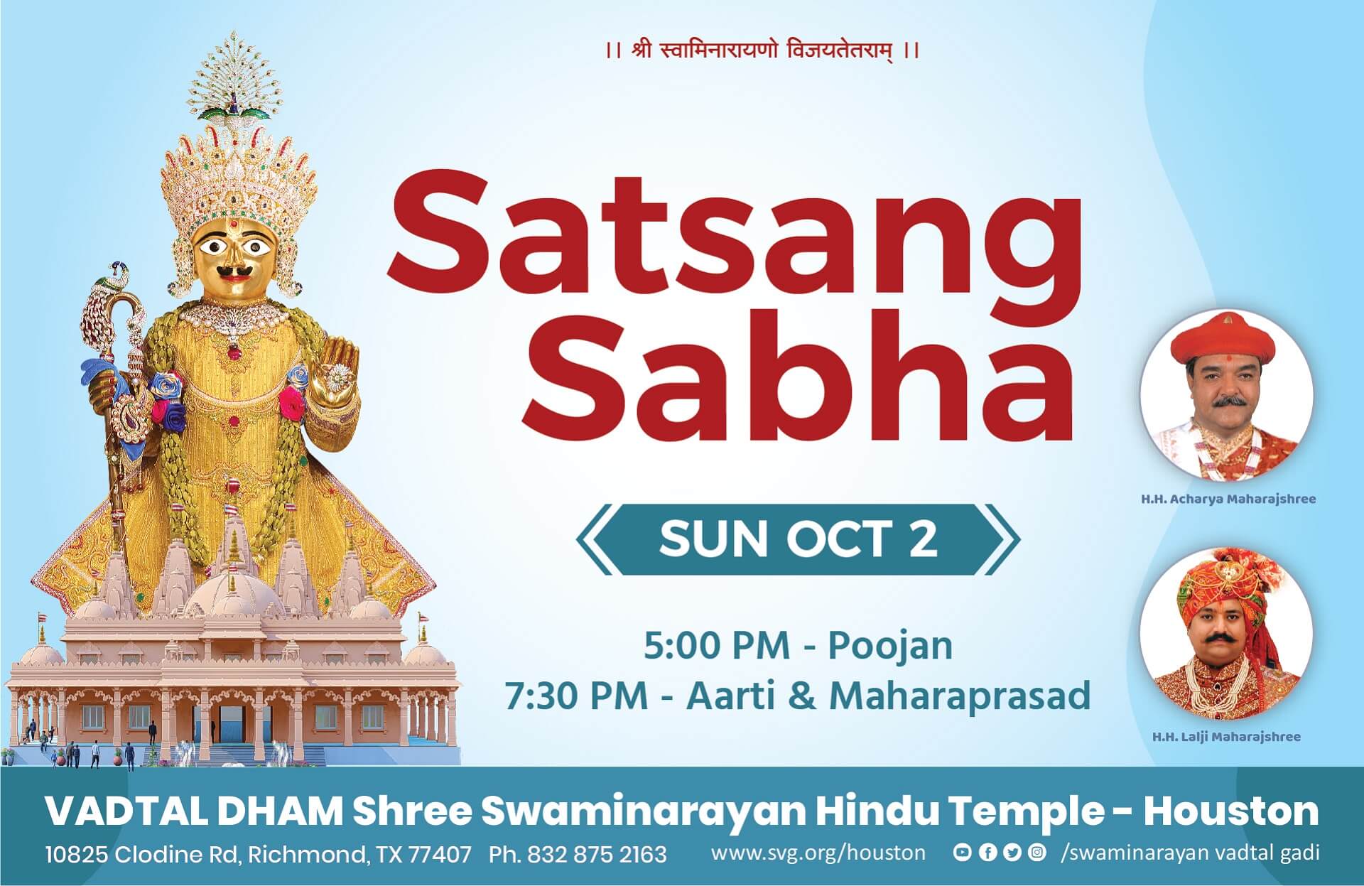 Swaminarayan Vadtal Gadi, Slider-Satsang-Sabha-Oct-2022.jpg